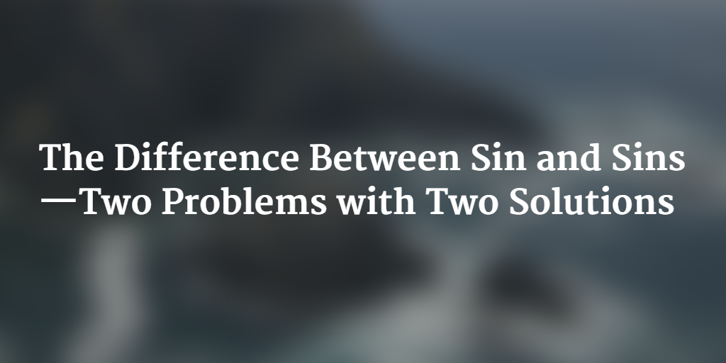 Difference between sin and sins